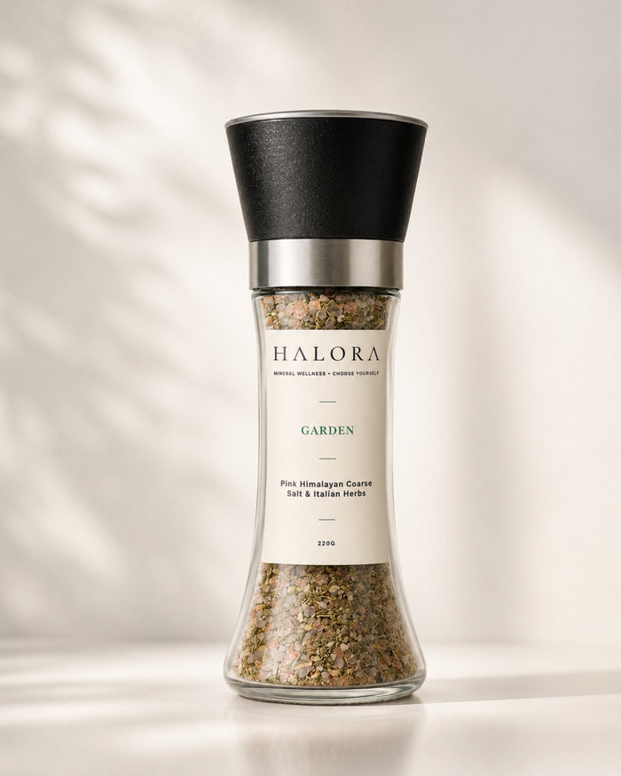 Garden — Himalayan Pink Salt (Coarse · Mixed Herb)