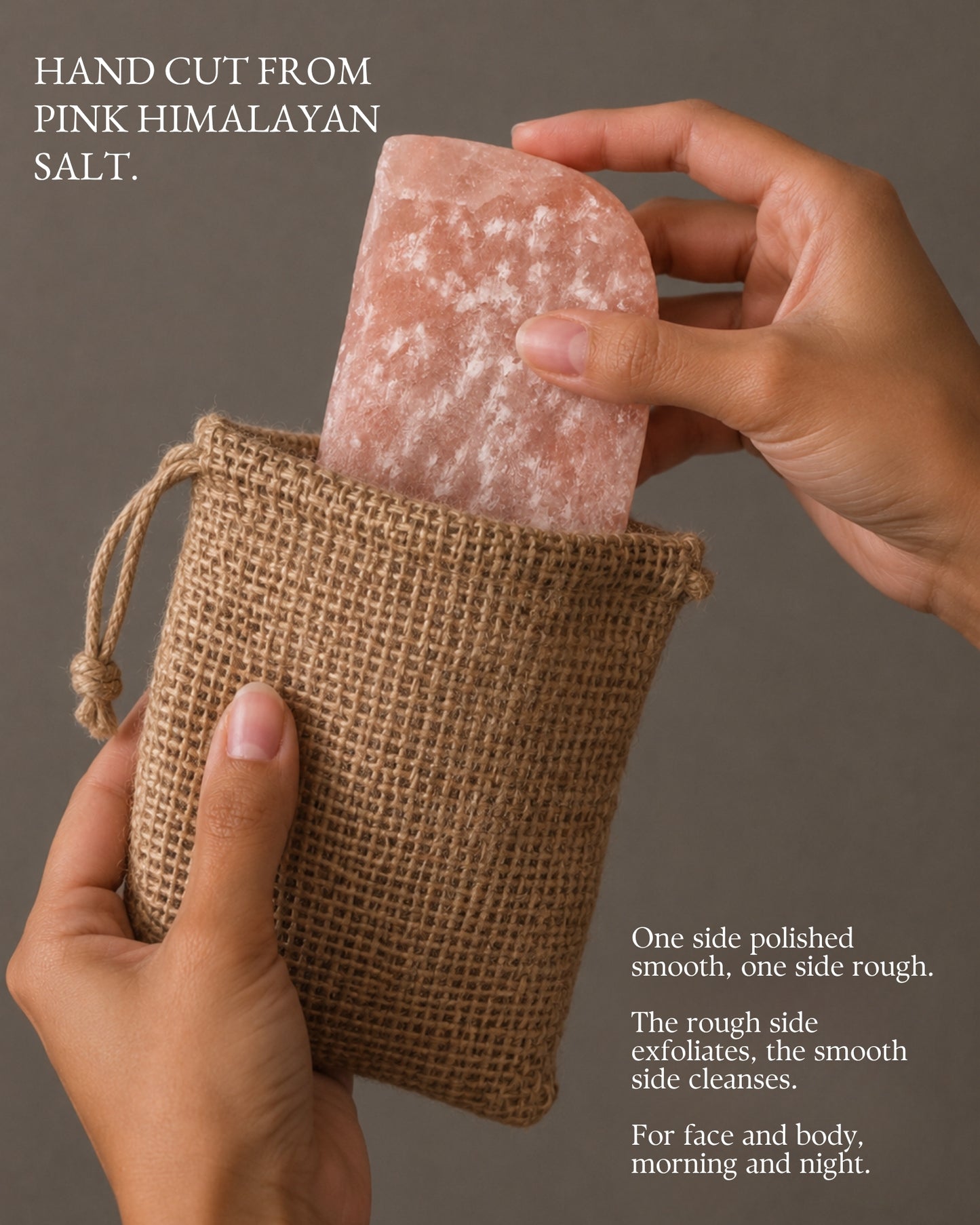 Halora Pink Salt Soap Bar lifestyle 02