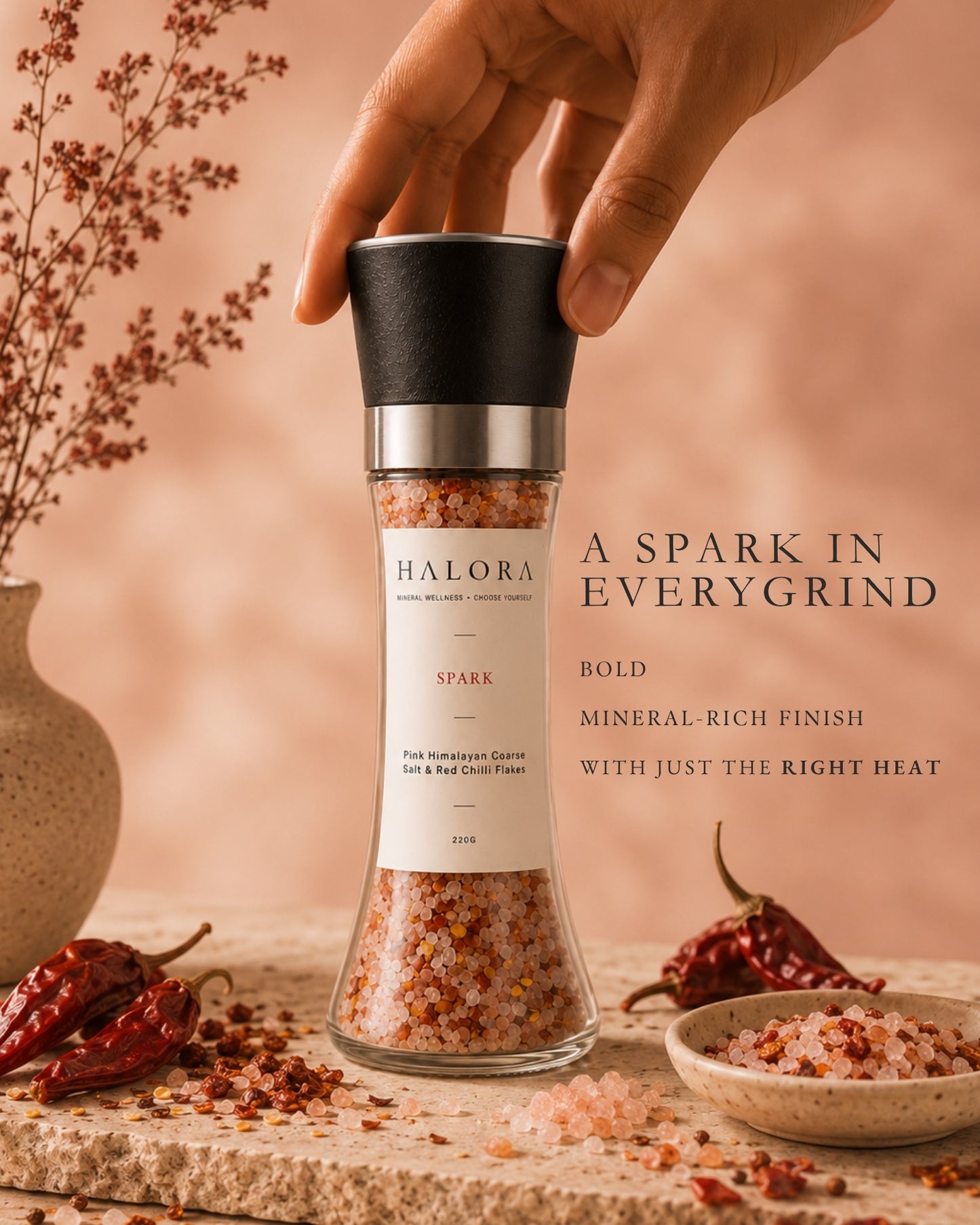 Spark Himalayan Pink Salt Chilli lifestyle 02