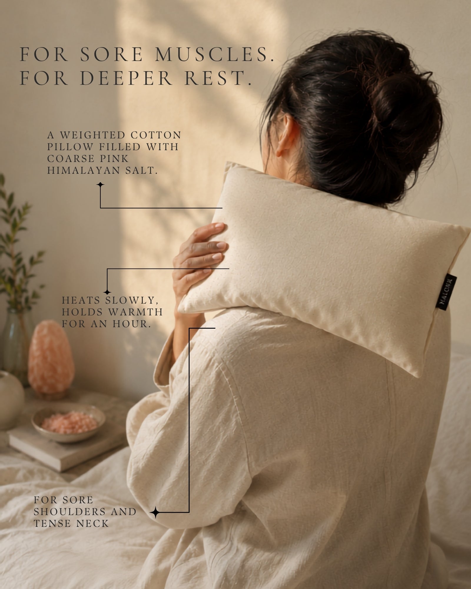 Halo Salt Therapy Pillow Rectangle lifestyle 02