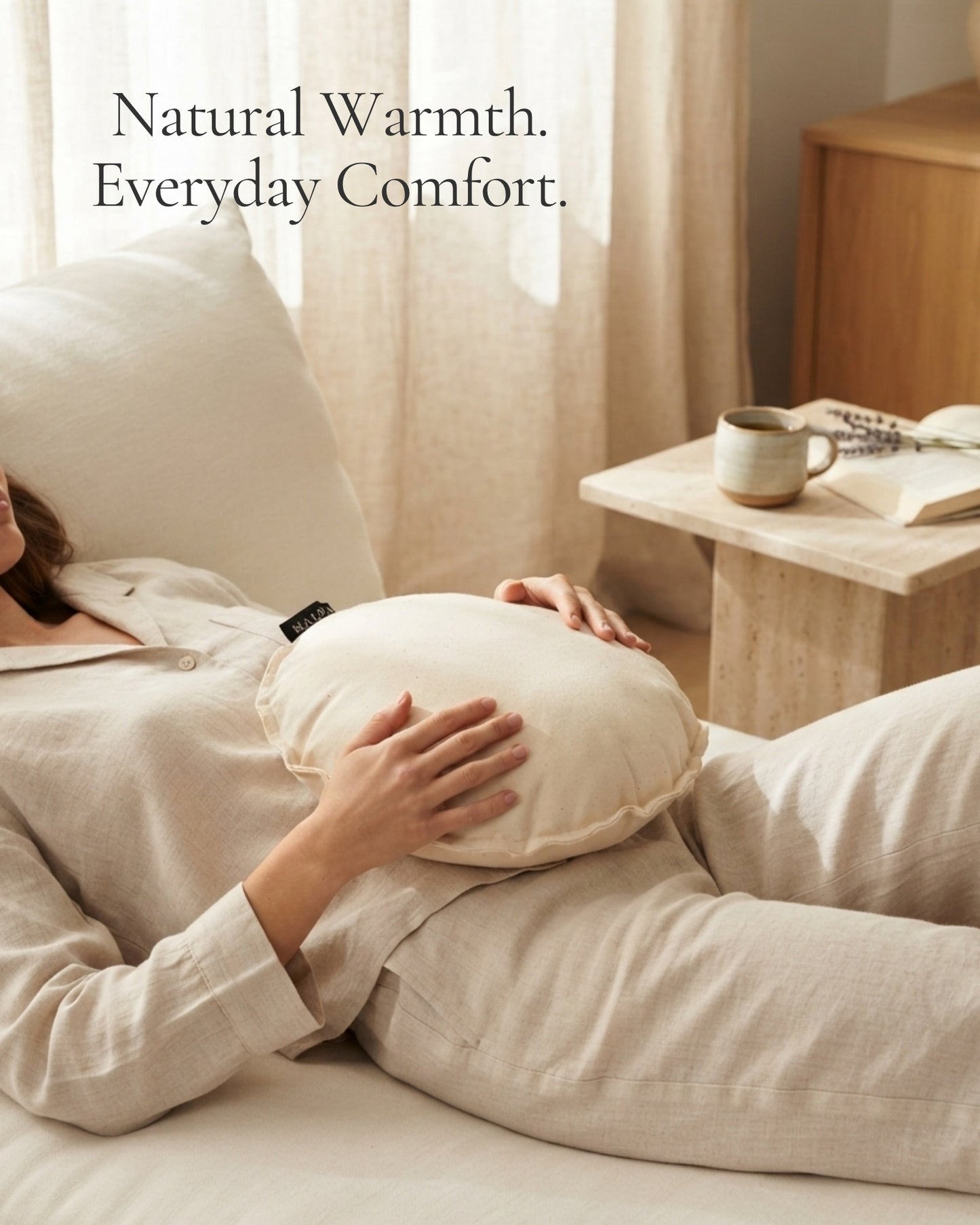 Hearth Salt Therapy Pillow Round lifestyle 01
