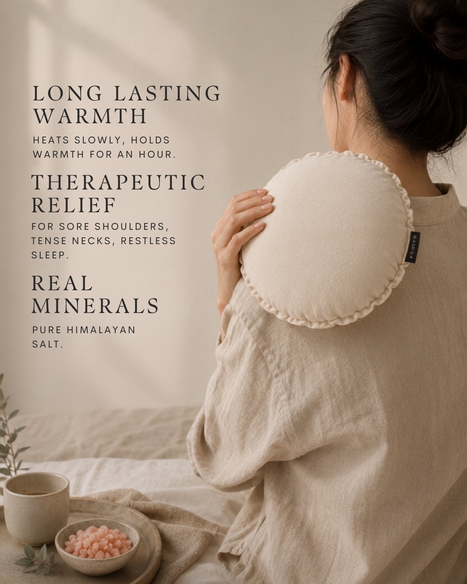Hearth Salt Therapy Pillow Round lifestyle 02