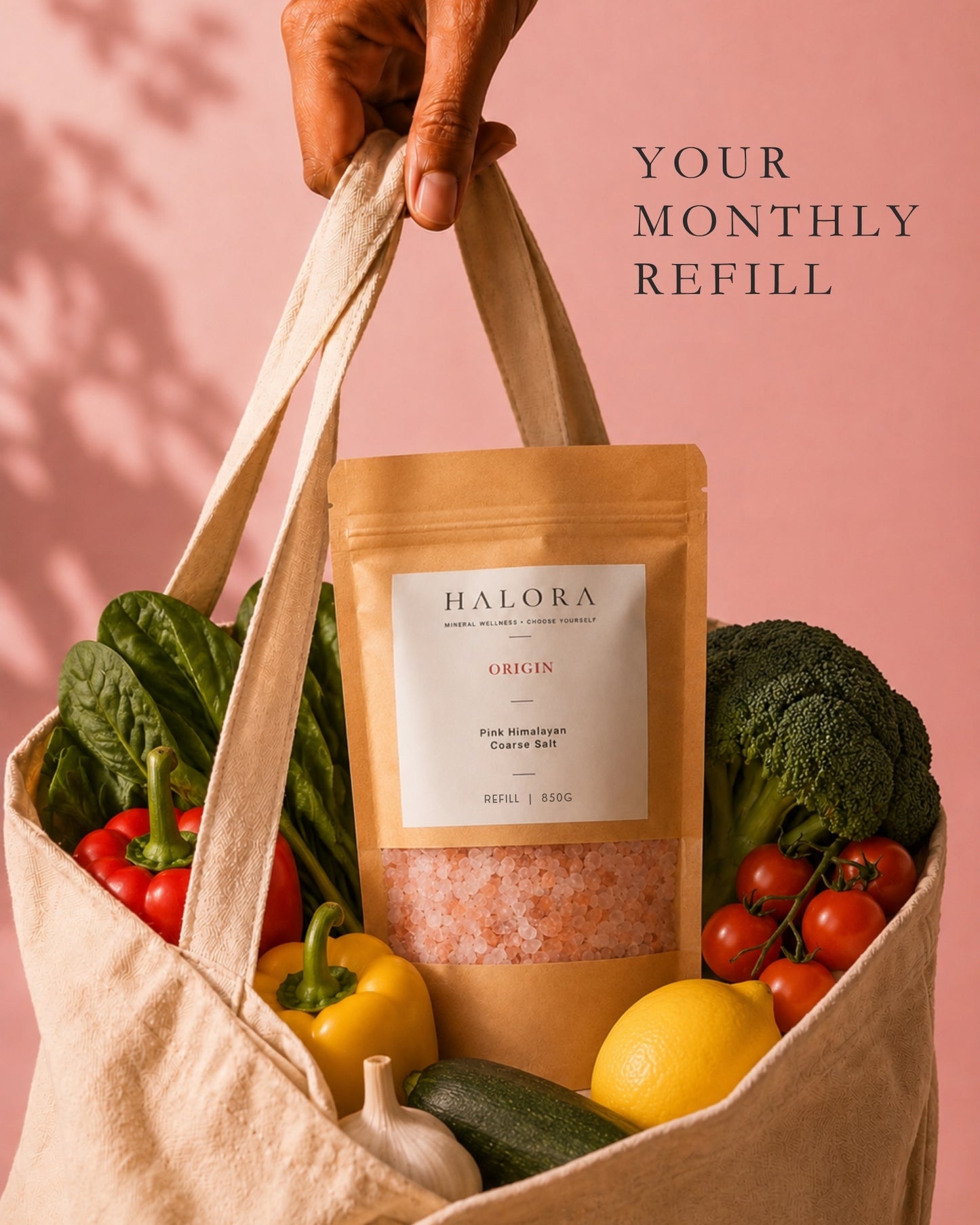 Origin Himalayan Pink Salt Refill lifestyle 01