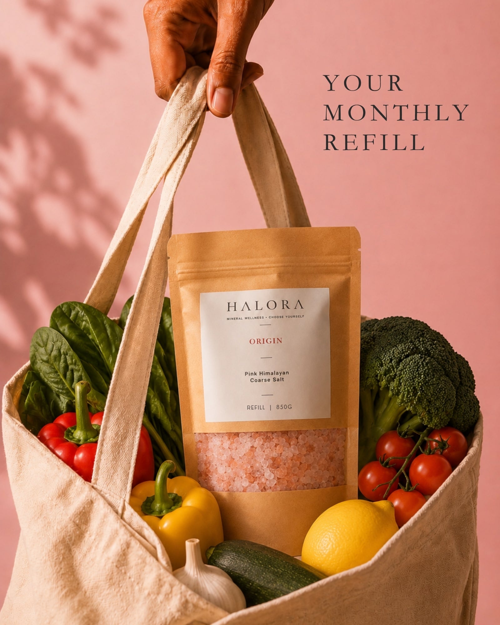 Origin Himalayan Pink Salt Refill lifestyle 01