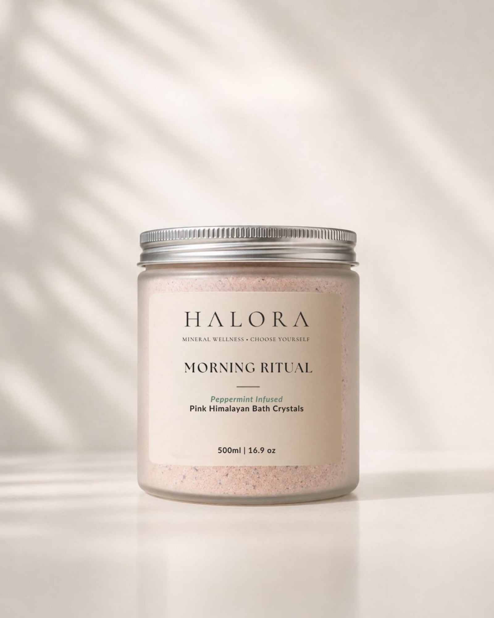 Morning Ritual Peppermint Bath Crystals hero