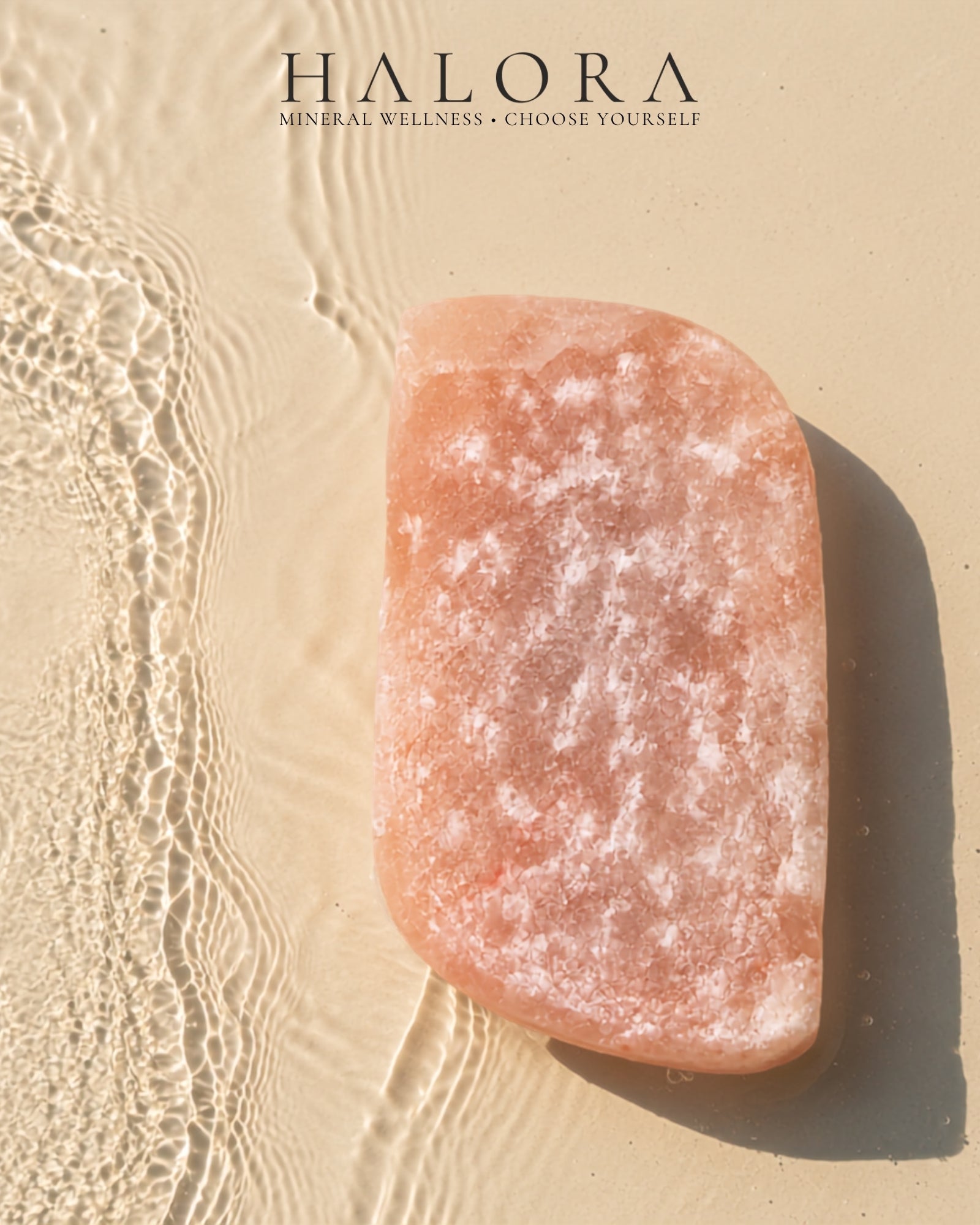 Halora Pink Salt Soap Bar hero