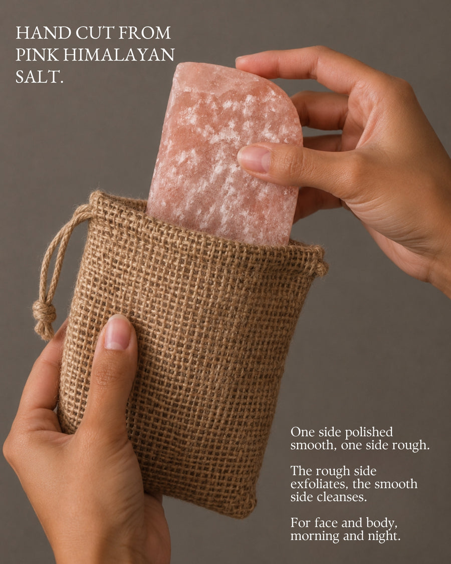 Halora Pink Salt Soap Bar lifestyle 02