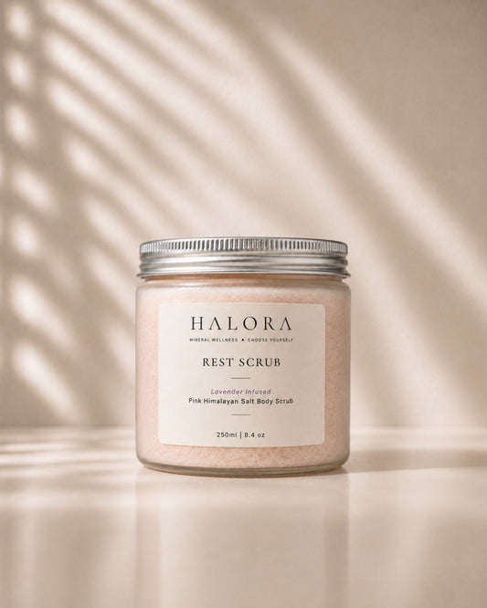 Rest Scrub Lavender hero